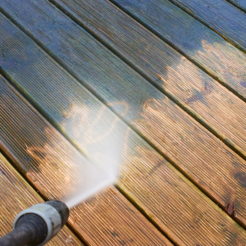 Mould pressure washing deck pressure cleaning