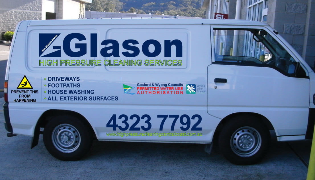 VAN High pressure cleaning central coast