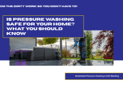 What Homeowners Should Know About Pressure Cleaning Safety